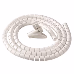 Fellowes CableZip, Tube flexible de câble, Sol, Plastique, Blanc
