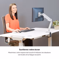Fellowes Eppa 9683001 support d'écran plat pour bureau 40" Argent