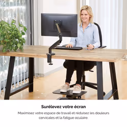 Fellowes Eppa 9683101 support d'écran plat pour bureau 40" Noir - Vue supplémentaire 4