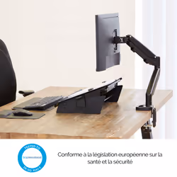 Fellowes Eppa 9683101 support d'écran plat pour bureau 40" Noir - Vue supplémentaire 5
