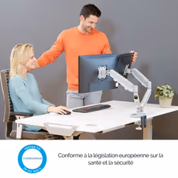Fellowes Eppa 9683301 support d'écran plat pour bureau 40" Argent - Vue supplémentaire 5
