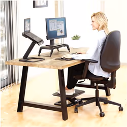 Fellowes 8060501 support d'écran plat pour bureau Noir - Vue supplémentaire 4