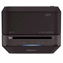 Fellowes LX Series Powershred LX211 destructeur de papier Découpage par micro-broyage Noir