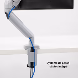 Fellowes Platinum Series Bras porte-écran simple - Argent - Vue supplémentaire 4