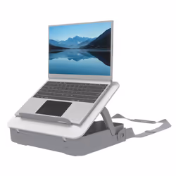 Fellowes BREYTA LAPTOP STAND CARRY CASE WHITE, Boîtier robuste, 35,6 cm (14"), Sangle épaule, 1,7 kg