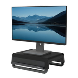 Fellowes Breyta Monitor Ständer tragbar mit Handgriff schwarz Noir, Gris Bureau