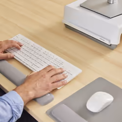 Fellowes Breyta repose-poignet Silicone Gris - Vue supplémentaire 3