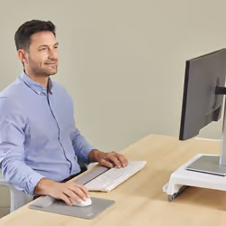 Fellowes Breyta repose-poignet Silicone Gris - Vue supplémentaire 4