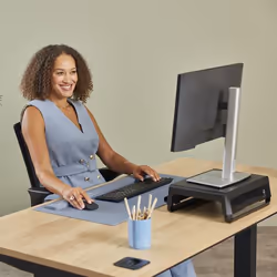 Fellowes Breyta repose-poignet Silicone Bleu clair - Vue supplémentaire 4