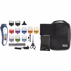 Wahl ColorPro, Bleu, Blanc, 2,5 cm, 1,5 mm, Lithium-Ion (Li-Ion), 155,7 mm, 79,5 mm
