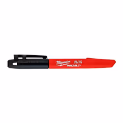 Marqueurs durables INKZALL pointe fine (1mm) pour surfaces même huileuses, métal, béton. Encre non toxique, résiste à l'eau.  ...