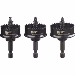 Découvrez notre set de 3 scies à cloche Shockwave: perçage rapide et précis, optimisé pour le perçage de métaux minces. Trous ...