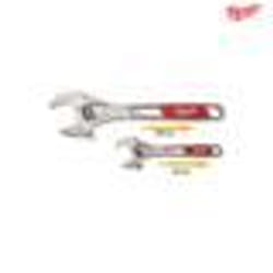 Pack de 2 clés à molette MILWAUKEE 150 et 250 mm - 48227400 - TU