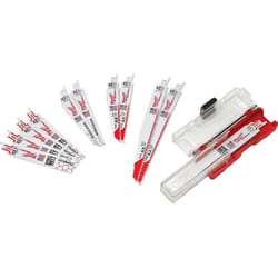 Milwaukee - Coffret de 12 Lames de scies sabres sawzall Universelles