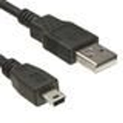 Câble USB - LOGILINK - Mini USB - 18 mètres - Noir - Compatible TomTom et consoles de jeux