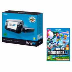 Nintendo Wii U Premium Pack 32 Go Wifi Noir