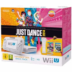Nintendo Wii U Just Dance 2014 + Nintendoland Premium Pack 8GB, Wii U, Blanc, IBM PowerPC, AMD Radeon, Flash, 8 Go