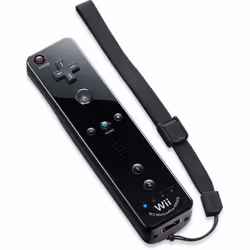 Nintendo Wii Remote Plus, Spéciale, Wii, Bouton d'accueil, Sans fil, Bluetooth, Noir