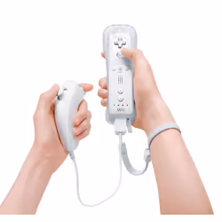 Nintendo Nunchuk Blanc Spéciale Nintendo Wii U, Wii