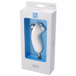 Nintendo Nunchuk Blanc Spéciale Nintendo Wii U, Wii