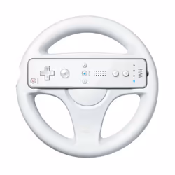 Nintendo Wii Wheel Lenkrad, Volant, Wii, Avec fil, Blanc