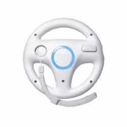 Nintendo Wii Wheel Lenkrad Blanc Volant