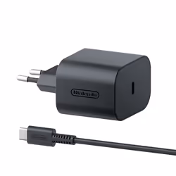 Nintendo Adaptateur secteur Switch 2, Intérieure, Secteur, 20 V, 1,5 m, Noir