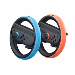 Nintendo Volants Joy-Con 2 (lot de deux), Nintendo Switch 2, Modèles de roues, Noir, Bleu, Rouge, Plastique, Nintendo, Joy-Co ...