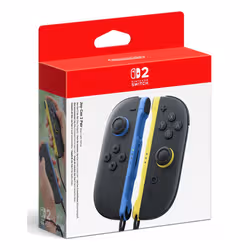 Nintendo Paire de manettes Joy-Con 2 gauche bleu & droite jaune clair Switch 2 - Vue supplémentaire 5