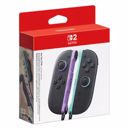 Nintendo Paire de manettes Joy-Con 2 violet clair / vert clair - Vue supplémentaire 5