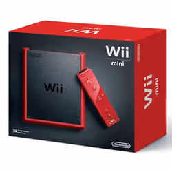 Nintendo Wii mini Wifi Noir, Rouge