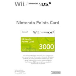 Nintendo Points Card 3000, Wii Jeu vidéo
