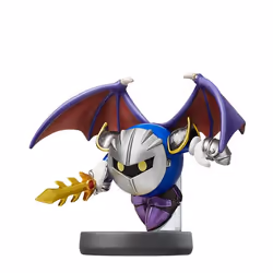 Nintendo amiibo Meta Knight, Personnage de jeu interactif, Nintendo Wii U, Amiibo, Multicolore, 42 g, 129 mm