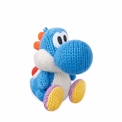 Nintendo Light Blue Yarn Yoshi, Bleu, Blanc, Jaune, Ampoule