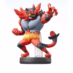 Nintendo Incineroar, Multicolore, 42 g, 130 mm, 750 mm, 190 mm, 115 g