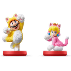 Nintendo amiibo Cat Mario & Cat Peach Personnage de jeu interactif