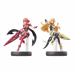 Nintendo amiibo - Pyra + Mythra 2-Pack, Personnage de jeu interactif, Nintendo Switch, Amiibo, Multicolore, Nintendo, Super S ...