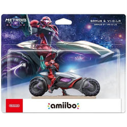 Figurine Amiibo - Samus & Vai-O-La • Collection Metroid