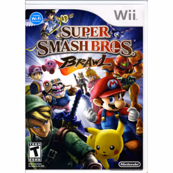 Nintendo Super Smash Bros. Brawl, Wii, Wii, Mode Multiplayer, T (Teen), Support physique