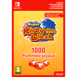Nintendo Code à télécharger - Super Kirby Clash - 1000 Pommes-joyaux, Nintendo Switch, Support physique