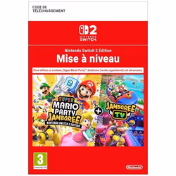 DLC Mise à niveau Nintendo Switch 2 Edition + Jamboree TV pour Super Mario Party Jamboree • Code de téléchargement pour Ninte ...