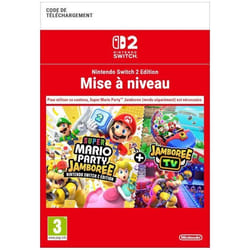 DLC Mise à niveau Nintendo Switch 2 Edition + Jamboree TV pour Super Mario Party Jamboree • Code de téléchargement pour Nintendo S
