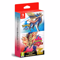 Nintendo Pokémon Épée &amp; Bouclier Double Pack, Nintendo Switch, RP (Classement à venir), Support physique