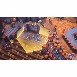 Nintendo Minecraft Dungeons Hero Edition Standard+DLC Chinois simplifié, Chinois traditionnel, Allemand, Anglais, Espagnol, Français, Italien, Japonais, Coréen, Portugais, Russe Nintendo Switch