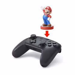 Nintendo Switch Pro Controller Noir Bluetooth Manette de jeu Analogique/Numérique Nintendo Switch, PC - Vue supplémentaire 4