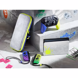 Nintendo Pro Controller Splatoon 3 Edition Noir, Vert, Violet Bluetooth Manette de jeu Analogique/Numérique Nintendo Switch - Vue supplémentaire 6