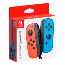 Nintendo Joy-Con™ (L)/(R) Neon Red/Neon Blue Rouge, Cyan Bluetooth Manette de jeu Analogique/Numérique Nintendo Switch - Vue supplémentaire 2
