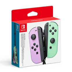 Nintendo Paire de manettes Joy-Con Violet pastel (G) et Joy-Con Vert pastel (D)