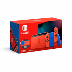 Nintendo Switch Mario Red & Blue Edition, Nintendo Switch, 768 MHz, 4000 Mo, Facebook, Skype, Twitter, Bleu, Rouge, Numér ...