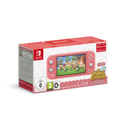 Nintendo Switch Lite (Coral) Animal Crossing: New Horizons Pack + NSO 3 months (Limited) console de jeux portables 14 cm (5.5") 32Go Écran tactile Wifi Corail